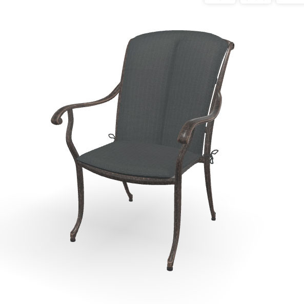 Favola bronze Dining Gartenstuhl stapelbar