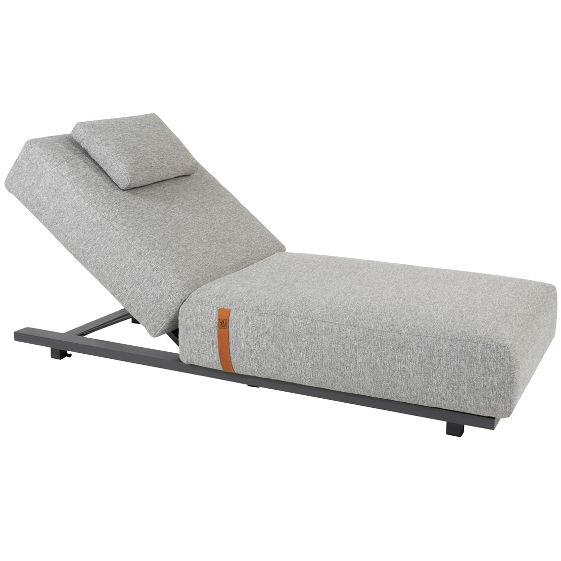 Ferias sunbed anthracite ash grey