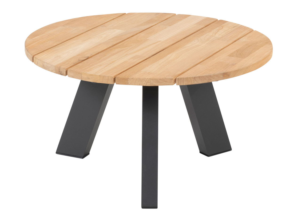 Cosmic coffee table round teak 65 X 35 cm
