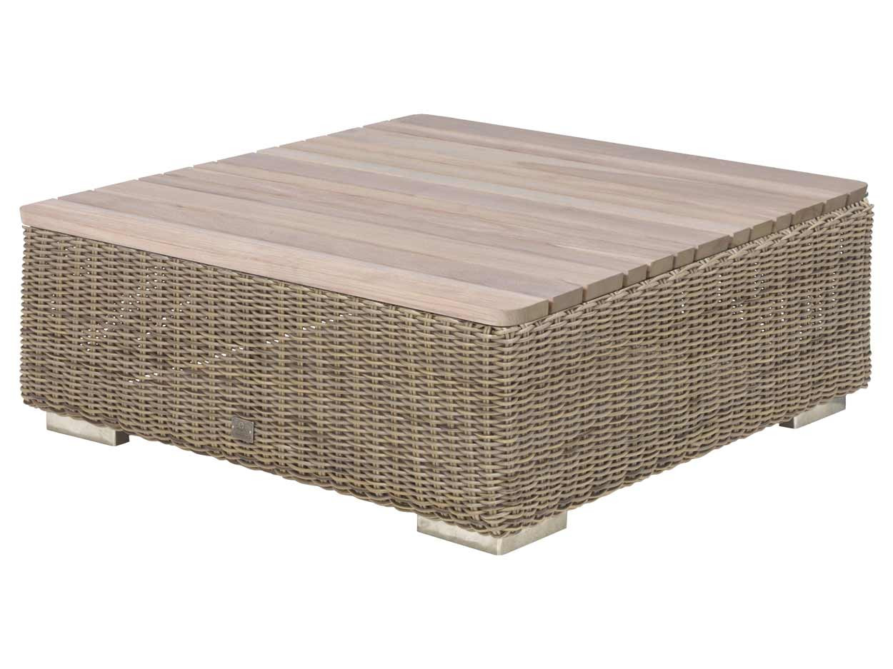 Kingston coffee table 85 x 85 x 35 cm Teak top