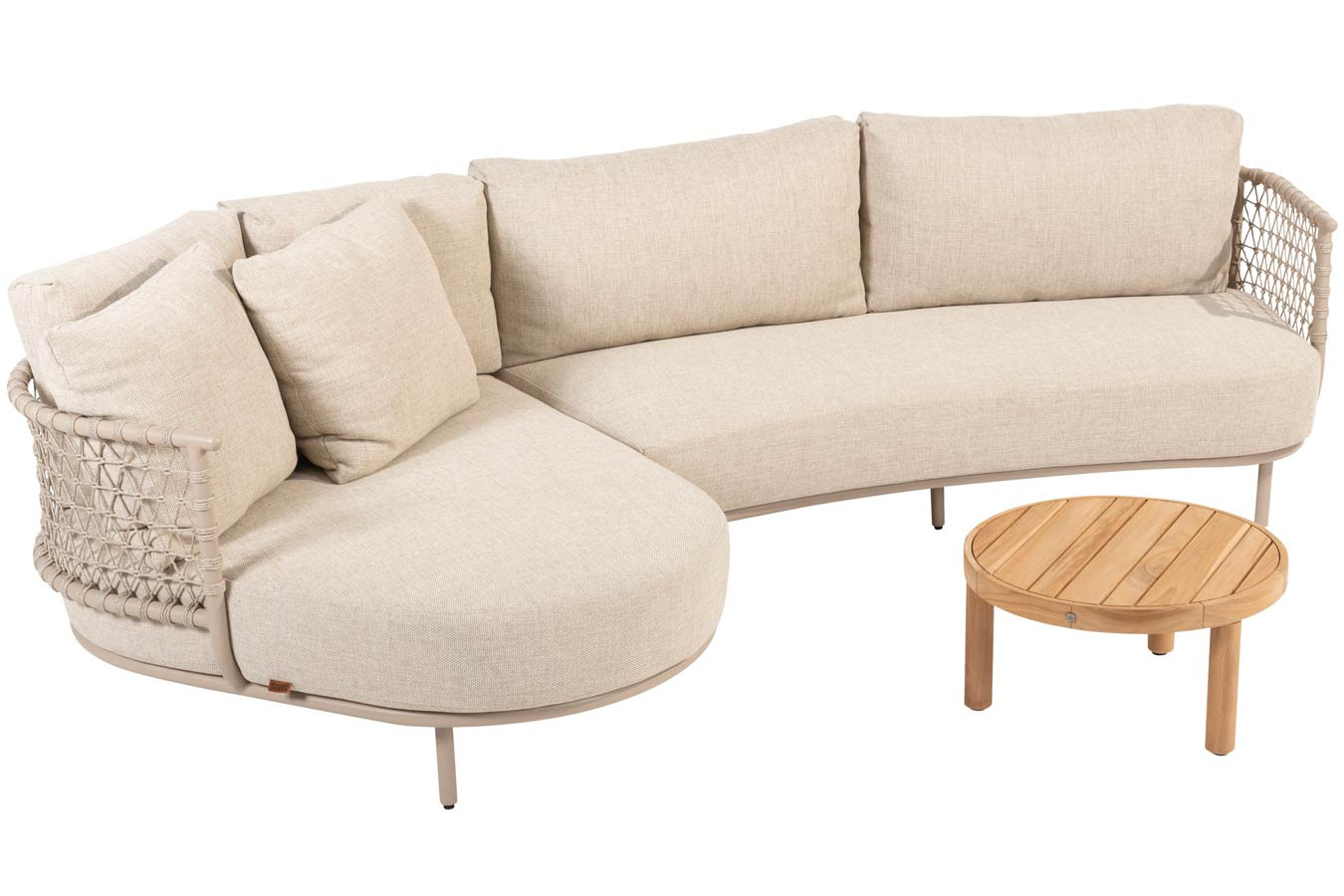Sardinia Chaise-Loungeset mit Finn Couchtisch