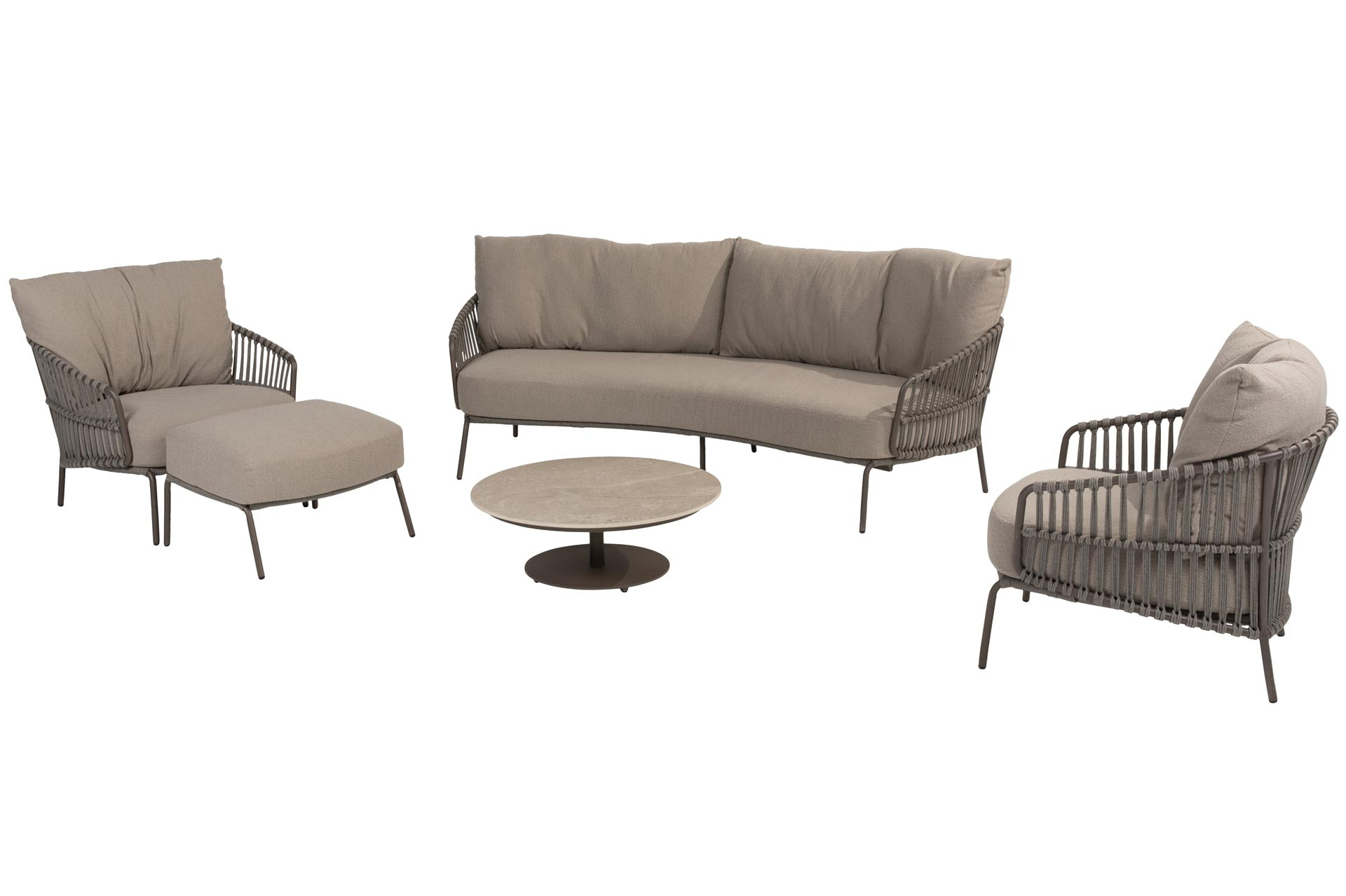 Capalbio Loungeset mit Boaz Couchtisch