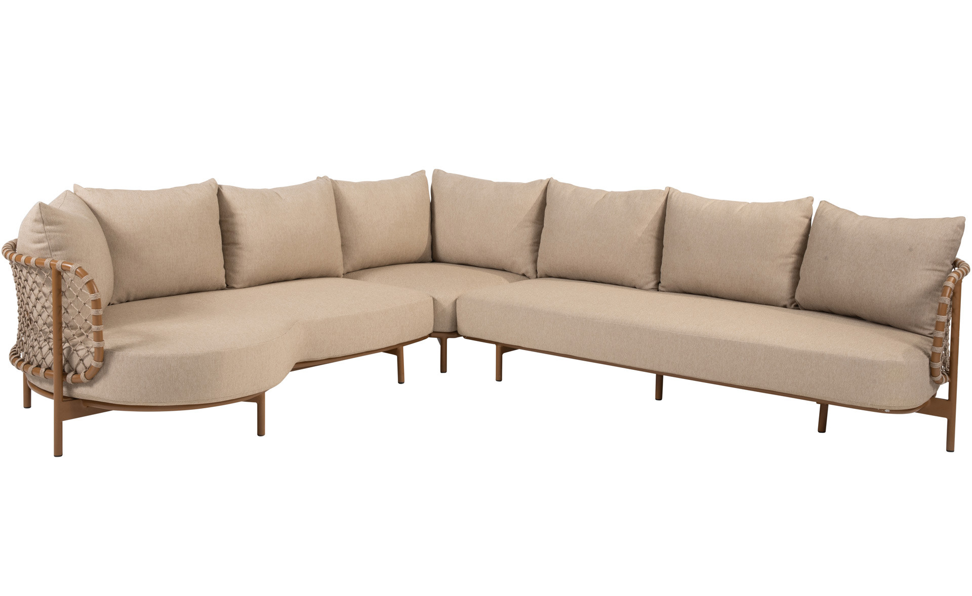 Martinique modular corner lounge set Amber