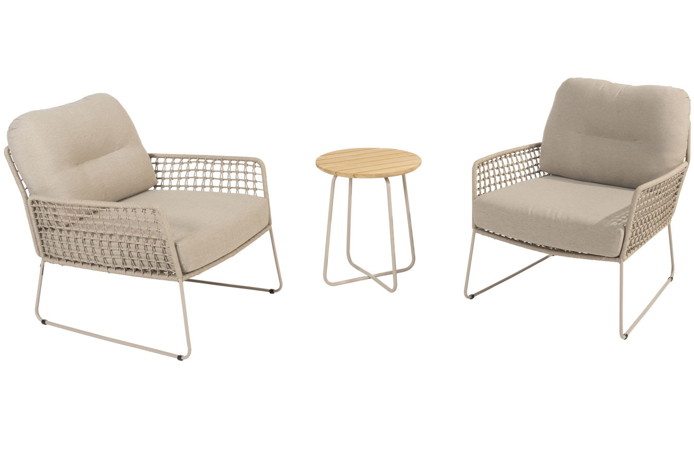Albano Bistro-Loungeset mit Verdi Sidetable
