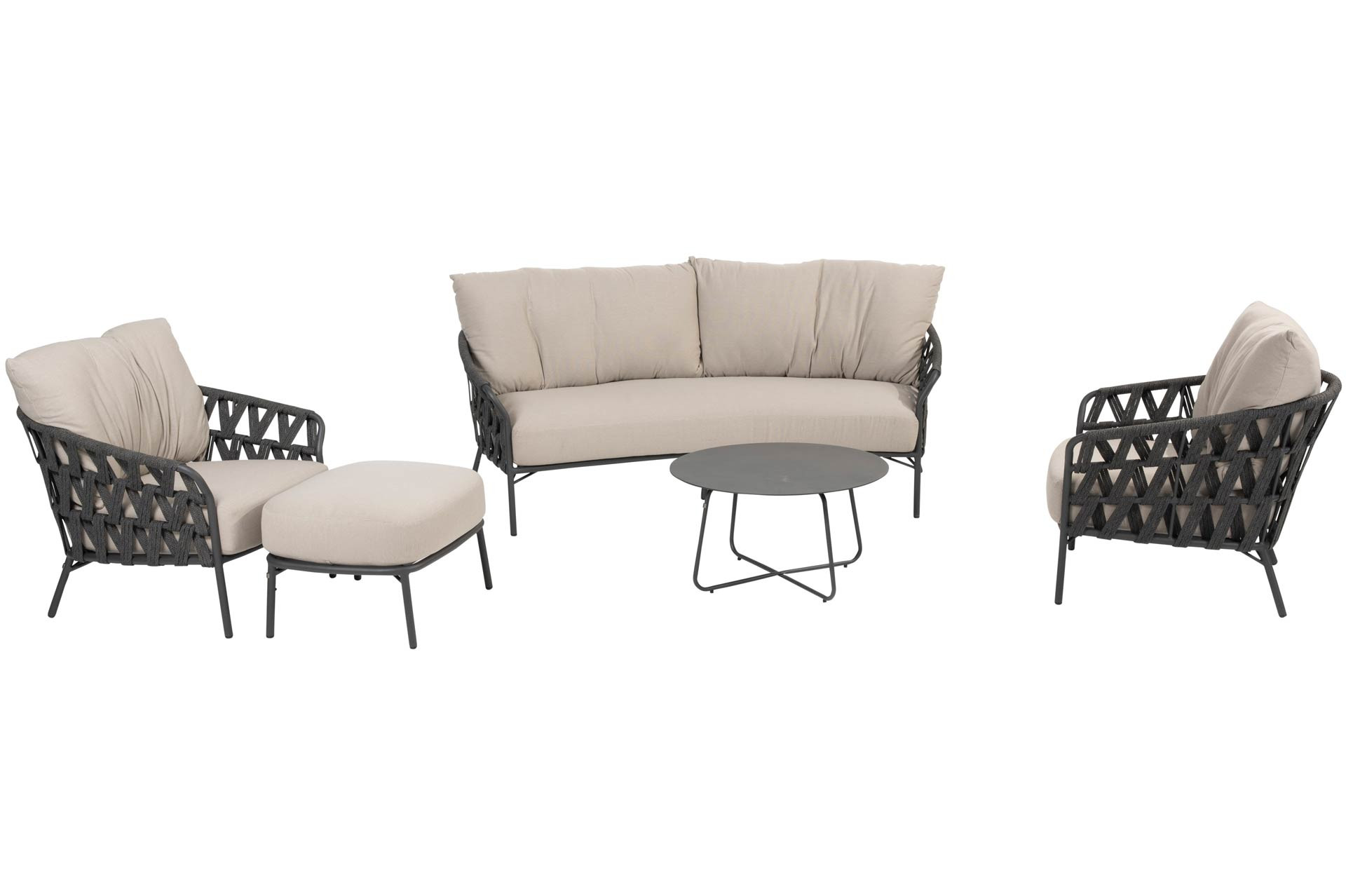 Albareto Loungeset mit Dali Couchtisch