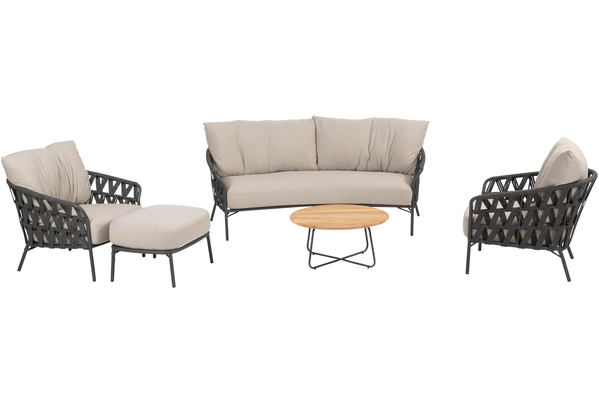 Albareto Loungeset mit Verdi Couchtisch
