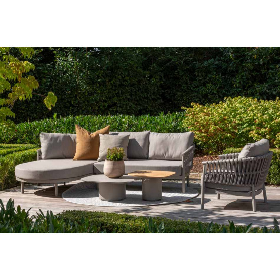 Catalana set cloud: 2 seater bench left arm + chaise lounge right arm 