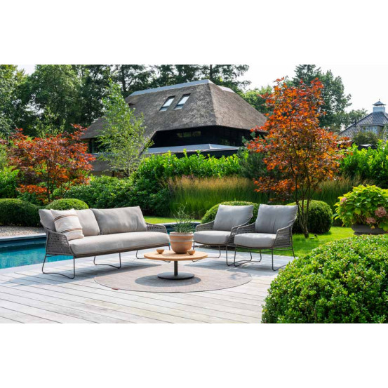 Moretti living bench 3 seater terre with 3 cushions
