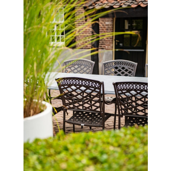 Gartenkissen brown für Favola dining Gartenstuhl