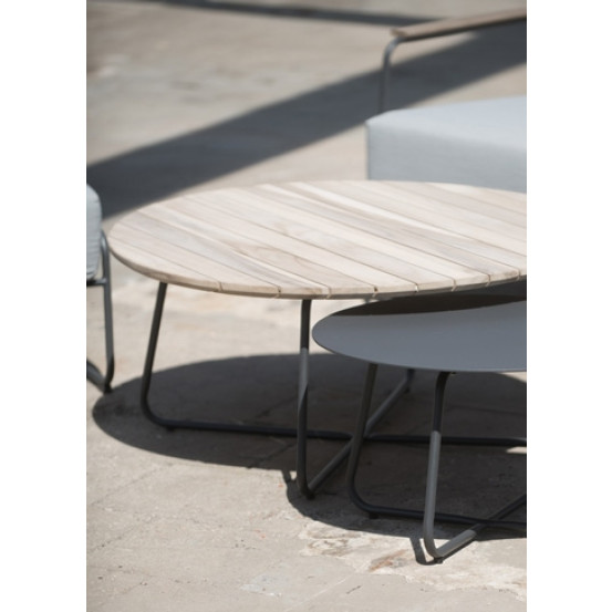 Axel lounge tuintafel rond 90cm (H=35CM)