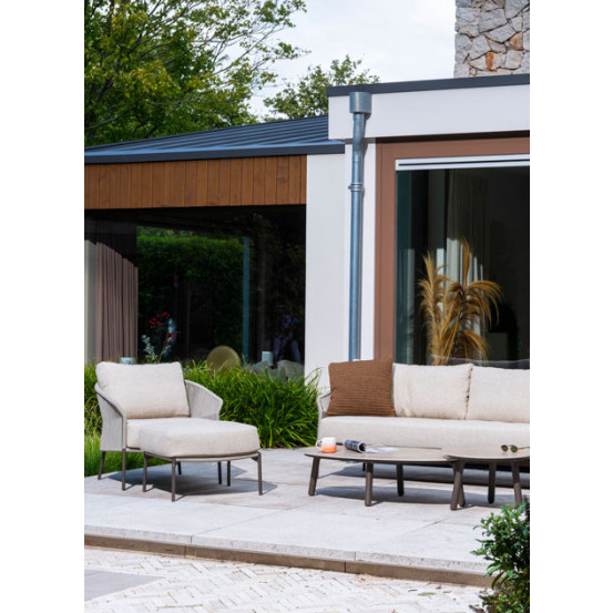 Florence footstool terre with cushion