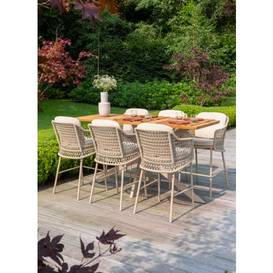 Tramonti bar chair latte with 2 cushions