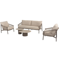 Allora Loungeset mit Sofie Couchtischen