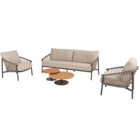 Allora Loungeset mit Volta Couchtischen