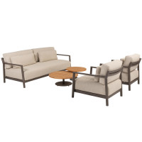 Capresi Loungeset mit Volta Coffeetables