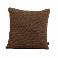 Knitted pillow coffee 50 X 50 cm
