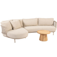 Sardinia Chaise-Loungeset mit Pablo Couchtisch
