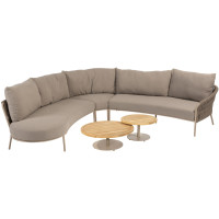 Comino Eck-Loungeset mit Volta Coffeetables