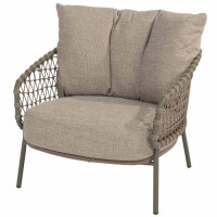 Jura living chair olive with 2 cushions