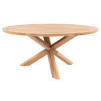 Prado teak top & legs tuintafel rond 160 cm