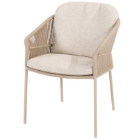 Florence dining chair latte with 2 cushions