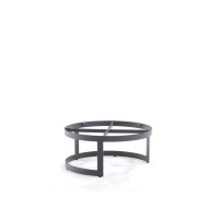 Coffeetable onderstel Burford alu charcoal rond 770mm