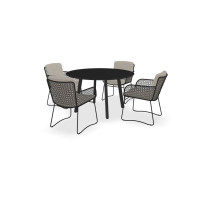 Tafel Dekton Eter, onderstel Imperia en Aprilla stoelen