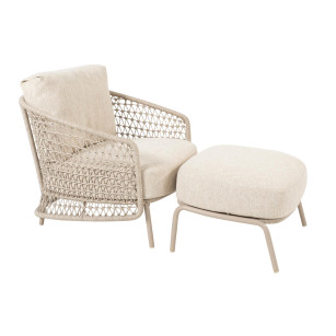 Puccini Stuhl-Hocker Loungeset