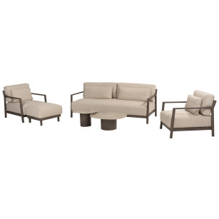 Capresi Loungeset mit Sofie Coffeetables