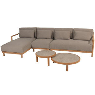 Marie Chaise-Loungeset mit Finn Coffeetables