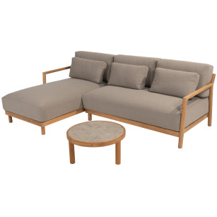Marie Chaise-Loungeset mit Finn Coffeetable