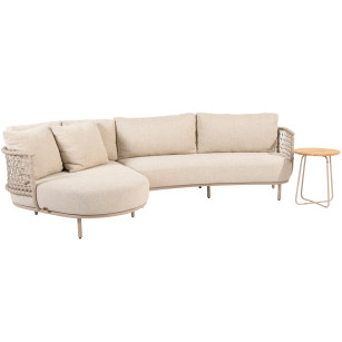 Sardinia Chaise-Loungeset mit Verdi Sidetable