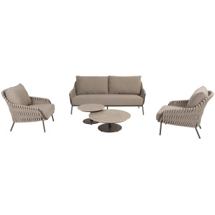 Montera Loungeset mit Boaz Kaffeetischen