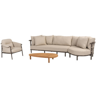 Ezra Loungesofa mit Finn Couchtisch