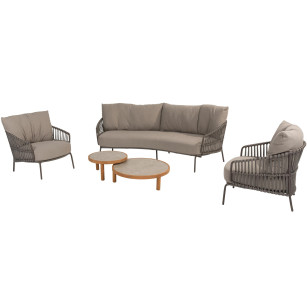 Capalbio Loungeset mit Finn Coffeetables