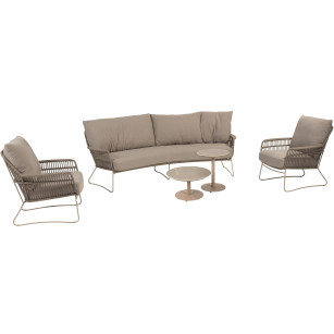 Botanic Loungeset mit Boaz Beistelltischen