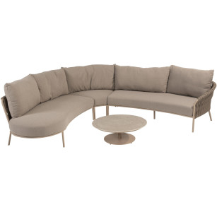 Comino Eck-Loungeset mit Boaz Coffeetable