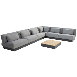 Ibiza modular big corner set with coffeetable