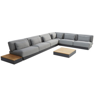 Ibiza modular big corner set with coffeetable and end table