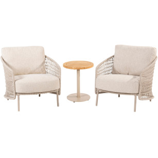 Puccini Loungesessel mit Volta Sidetable