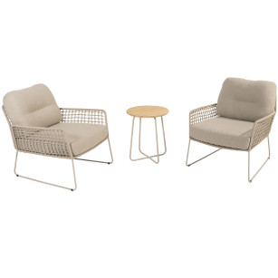 Albano Bistro-Loungeset mit Verdi Sidetable
