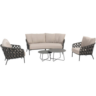 Albareto Loungeset mit Dali Couchtischen