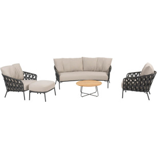 Albareto Loungeset mit Verdi Couchtisch