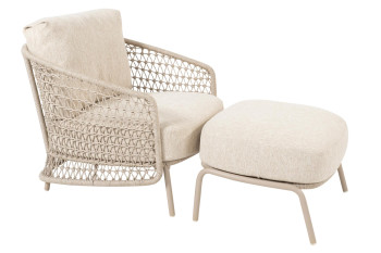 Puccini Stuhl-Hocker Loungeset