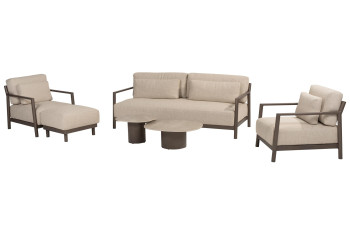 Capresi Loungeset mit Sofie Coffeetables