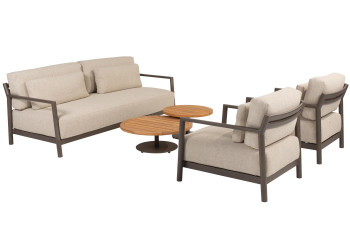 Capresi Loungeset mit Volta Coffeetables