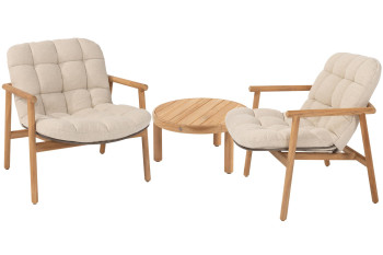 Samos Loungeset mit Finn Couchtisch