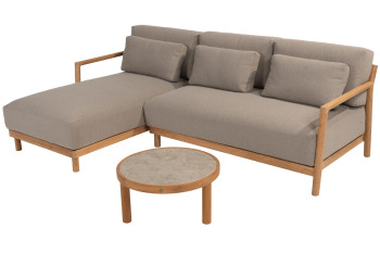 Marie Chaise-Loungeset mit Finn Coffeetable