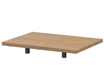 Metropolitan Coffee table teak 120 x 90 x 18 cm