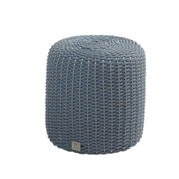 Muffin rope round 40 cm (H42) Blue hocker